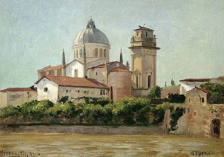 Walter Moras Ansicht von Verona an der Etsch oil painting image